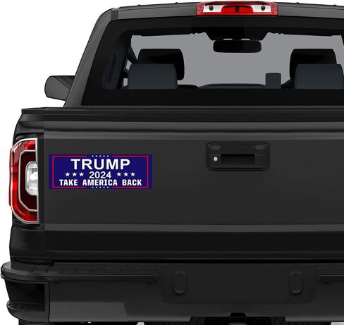 2 PCS Donald Trump 2024 Take America Back Vinyl Stickers Waterproof Decal for Car, Trucks, Bumper, Window, Jet Ski, Laptop, Helmet, 3 x 10 Inch, Set of 2 in Saudi Arabia