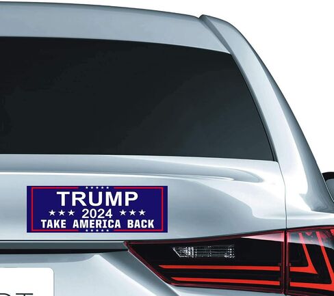 2 PCS Donald Trump 2024 Take America Back Vinyl Stickers Waterproof Decal for Car, Trucks, Bumper, Window, Jet Ski, Laptop, Helmet, 3 x 10 Inch, Set of 2 in Saudi Arabia