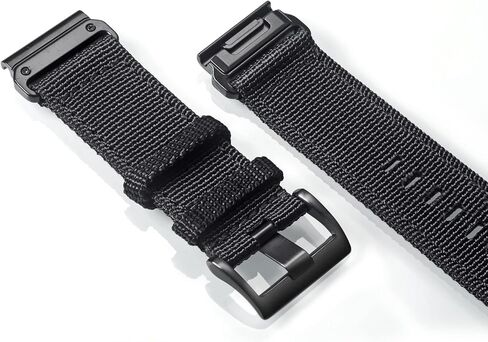 Compatible With Garmin, Nylon Watch Band Sports Strap For fēnix/Forerunner/Vivoactive/Approach/MARQ/quatix/D2 Series Tough Replacement Band For Men in Saudi Arabia