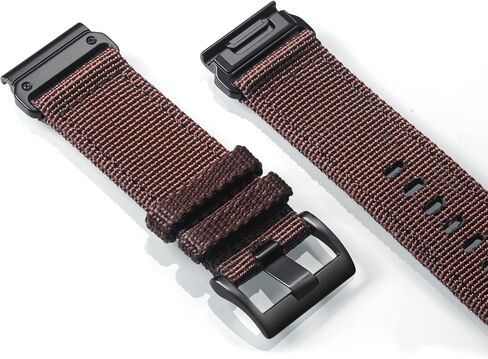Compatible With Garmin, Nylon Watch Band Sports Strap For fēnix/Forerunner/Vivoactive/Approach/MARQ/quatix/D2 Series Tough Replacement Band For Men in Saudi Arabia