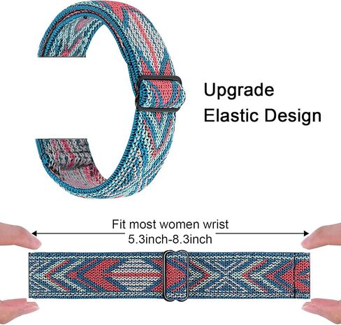 Capricoorn Band Compatible with Garmin Forerunner 35, Embroidery Stretchy Wristband Loop Adjustable Strap for Forerunner 35/30 in Saudi Arabia