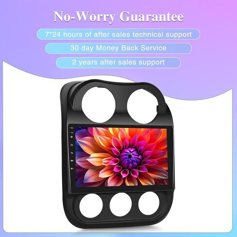 8 Core 4G Network [4G+64G] Car Radio for Jeep Compass Patriot 2010-2016, 10 inch Android 13 Touchscreen Patriot Stereo -Carplay/Android Auto/DSP 32 EQ/IPS Screen/WiFi/SWC/Bluetooth 5.0 in Saudi Arabia