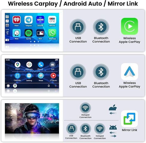 Roinvou 2+64G Android Radio Dash Kit for Chevrolet Chevy Cruze 2009-2014, 9" Touchscreen CarPlay Android Auto with HiFi GPS Navigation Bluetooth WiFi FM RDS Radio Backup Camera in Kuwait