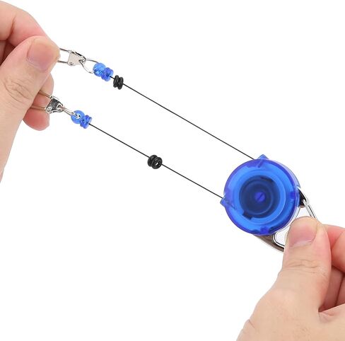 VGEBY Fly Fishing Double Retractor Retractable Fishing Wire Retractor Fly Fishing Tool Retractor Clip Anglers Tool Bicyclelight Other Fishing Tools and Accessories in Saudi Arabia