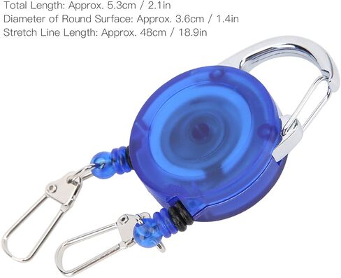 VGEBY Fly Fishing Double Retractor Retractable Fishing Wire Retractor Fly Fishing Tool Retractor Clip Anglers Tool Bicyclelight Other Fishing Tools and Accessories in Saudi Arabia