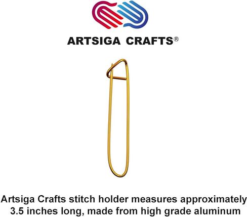 ChiaoGoo Knitting Needles Straight 9 inch (23cm) Bamboo Dark Patina Size US 8 (5mm) Bundle with 1 Artsiga Crafts Stitch Holder 1031-8 in Saudi Arabia