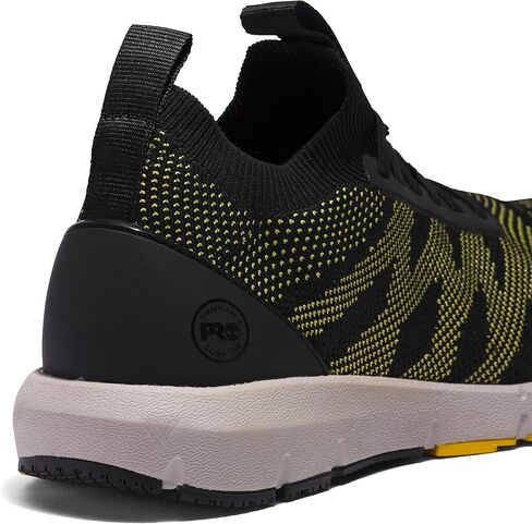 Timberland PRO Men's Radius Knit Composite Safety Toe Athletic Industrial Work Shoe, Black/Yellow, 7 in Saudi Arabia