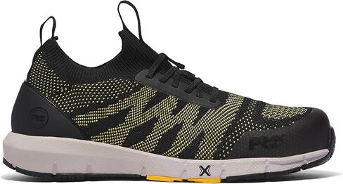 Timberland PRO Men's Radius Knit Composite Safety Toe Athletic Industrial Work Shoe, Black/Yellow, 7 in Saudi Arabia