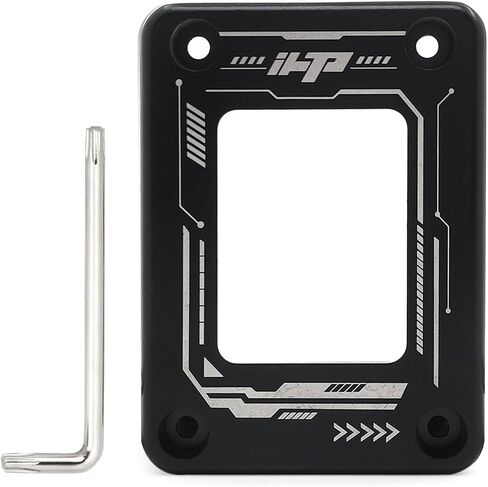 إطار اتصال iHTP LGA 1700 CPU لتركيبات التثبيت المضادة للانحناء من الجيل Intel 12/13/14، دعامة تثبيت تصحيحية لوحدة المعالجة المركزية باللون الأسود in Kuwait