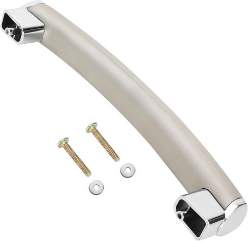 ترقية WB15X21101 مقبض فرن الميكروويف قطع غيار من الفولاذ المقاوم للصدأ، استبدل AP5790530، PS8754188 مقبض باب فرن الميكروويف، متوافق مع ge JVM316، PSA912، PSA9240، PVM9179 in Kuwait