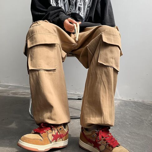 Skateboard Frog Men's Casual Army Cargo Pants Military Combat Sweatpants Outdoor Joggers Hiking Work Pants with 10 Pockets in Saudi Arabia