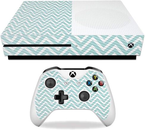 MightySkins Carbon Fiber Skin for Microsoft Xbox One S - Pink Present | Protective, Durable Textured Carbon Fiber Finish | Easy to Apply, Remove, and Change Styles | Made in The USA in Saudi Arabia