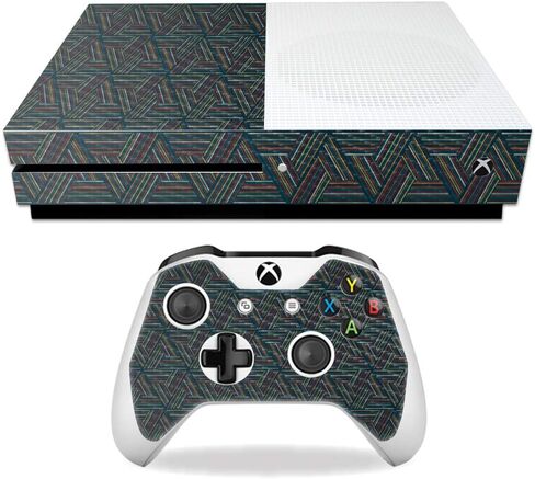 MightySkins Carbon Fiber Skin for Microsoft Xbox One S - Pink Present | Protective, Durable Textured Carbon Fiber Finish | Easy to Apply, Remove, and Change Styles | Made in The USA in Saudi Arabia