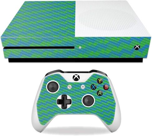 MightySkins Carbon Fiber Skin for Microsoft Xbox One S - Pink Present | Protective, Durable Textured Carbon Fiber Finish | Easy to Apply, Remove, and Change Styles | Made in The USA in Saudi Arabia
