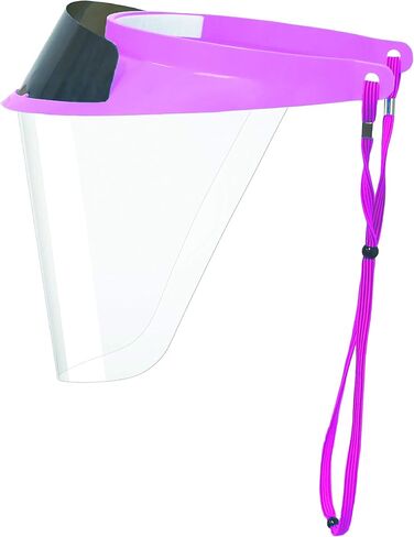 مجموعة درع الوجه iVisor Plus القابلة لإعادة الاستخدام من Pac-Dent، درع واقٍ كامل للوجه مع طلاء مضاد للضباب وسلك ربط، قابل للتعديل ليناسب جميع أحجام الرأس بشكل مريح، أزرق غامق in Kuwait