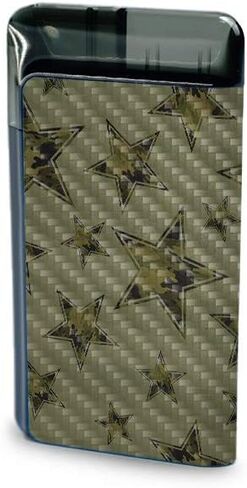 MightySkins Carbon Fiber Skin for Suorin Air Plus - Army Star | Protective, Durable Textured Carbon Fiber Finish | Easy to Apply, Remove, and Change Styles | Made in The USA in Saudi Arabia
