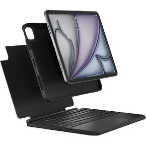 Brydge Air MAX+ iPad Keyboard Case with Trackpad for iPad Pro 11-inch (1st-4th Gen) & Air 11-inch (4th Gen-M4) | Detachable Magnetic Backlit Keyboard, Bluetooth 5.0 | Black in Kuwait