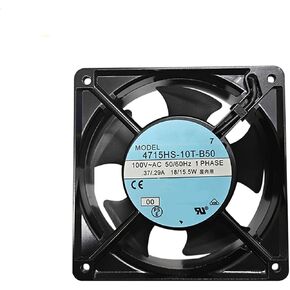 1 قطعة مروحة التبريد 4715HS-10T-B50 التيار المتناوب 100 فولت 0.37/0.29A 18/15.5 واط 50/60 هرتز 12 سنتيمتر 12038 120x120x38 مللي متر 2-Pin تبويب محطات in Saudi Arabia