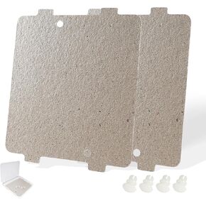 Microwave Waveguide Cover Mica Sheet Compatible With GE PEB7227AN3DD PEB7227SL1SS JES1097SMSS PEM31SF4SS Replace#: WB39X10034, 3-7/8" x 4-1/4" Fit Some Mdls CEB PEB JES Series in Kuwait