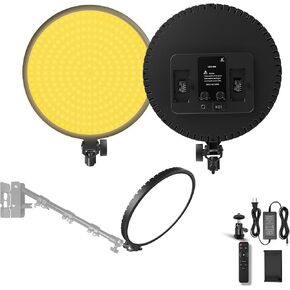 10 inch Full-Screen Selfie Ring Light,Video Light Kit,Studio Light 45W, with 416 LEDs,NO Stand (10 inch) in Saudi Arabia