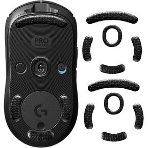 مجموعتان من زلاجات الماوس لـ Logitech G PRO 2 Lightspeed Wireless/G PRO Wireless Gaming Mouse Feet Pads Mouse Skates استبدال ملحقات الفئران الناعمة والمتينة للألعاب 0.8 مم PTFE (أسود) in Saudi Arabia