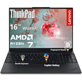 Lenovo ThinkPad E16 16" Ryzen 7 7735HS 16GB DDR5 512GB SSD Business Laptop in Kuwait