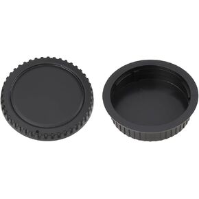 2 PC Teleconverter Lens Caps Compatible with Canon Extender 1.4X II III and 2X II III Snap on Black in Saudi Arabia
