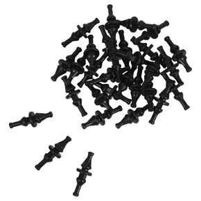 ibasenice Computer Case Fan Screws and Elastic Mounting 30pcs Silicone Black with Vibration Reduction Sturdy Fan Hardware for Gaming and Work Environments in Kuwait