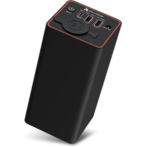 RoyPow 30W PD Portable Charger with 12V/10A Cigarette Lighter Socket, 86.58Wh USB C Laptop Power Bank, 18W QC& 12V DC External Battery Pack, Perfect for MacBook Air iPad Dash Cam or Camping (Standard) in Kuwait