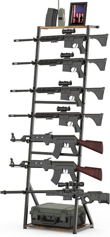 Poyilooo Indoor Gun Rack for Wall Mount Holds Up to 7 Guns in Saudi Arabia
