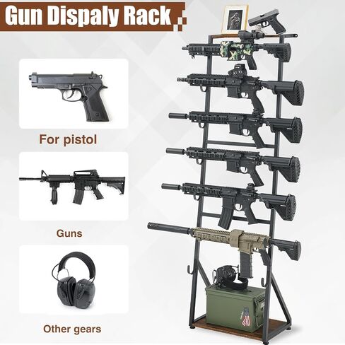 Poyilooo Indoor Gun Rack for Wall Mount Holds Up to 7 Guns in Saudi Arabia
