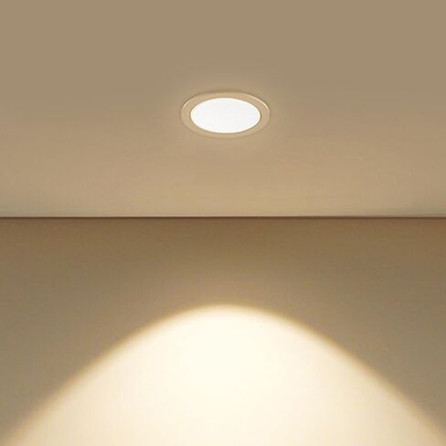 15pcs PC LED Diffuser Cover for Recessed Downlights, White in Kuwait
