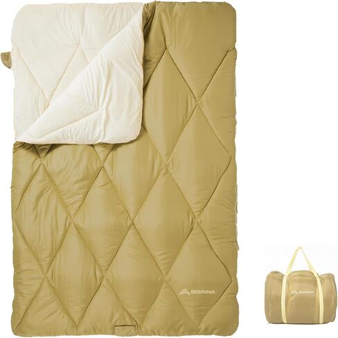 BISINNA Double Sleeping Bag Flannel Two Person Camping Sleeping Bag in Saudi Arabia