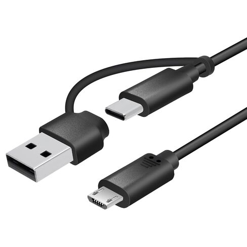 EGK 5FT USB C & A to Micro USB Charge & Data Transfer Cable in Kuwait