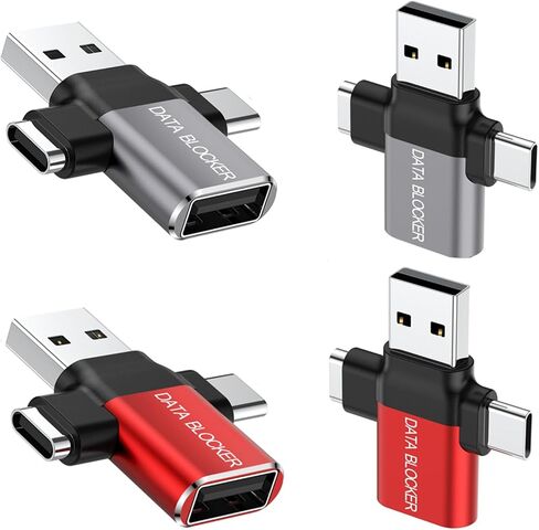 Data Blocker, 3-in-1 USB Data Blocker, Protect Against Juice Jacking in Saudi Arabia
