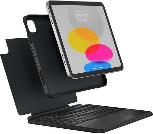 Brydge Air MAX+ iPad Keyboard Case with Trackpad for iPad Pro 11-inch (1st-4th Gen) & Air 11-inch (4th Gen-M4) | Detachable Magnetic Backlit Keyboard, Bluetooth 5.0 | Black in Kuwait