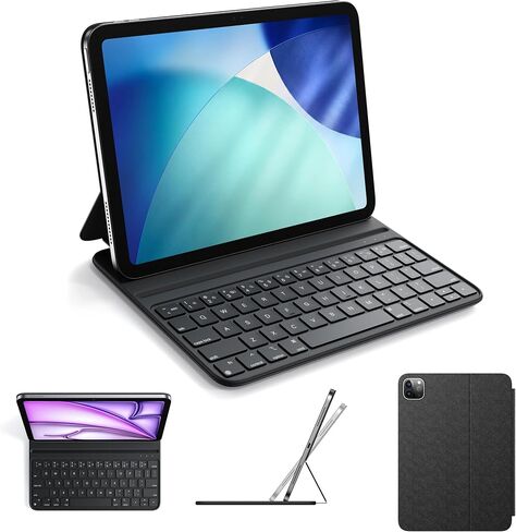 HOU Keyboard Case for iPad Air 11" & Air 5/4 Generation Smart Cover Folio in Kuwait