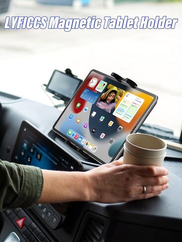 Magnetic Car iPad Mount, Universal Magnet Base Tablet Phone Holder in Kuwait