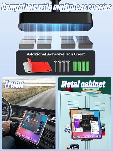 Magnetic Car iPad Mount, Universal Magnet Base Tablet Phone Holder in Kuwait