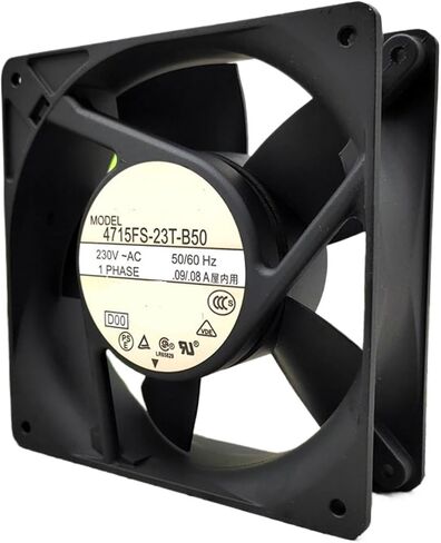 1pcs Cooling Fan 4715FS-23T-B50 AC 230V 0.09/0.08A 12cm 12038 120x120x38mm in Saudi Arabia