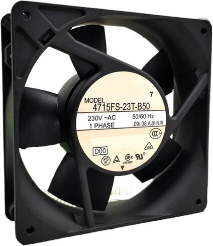1pcs Cooling Fan 4715FS-23T-B50 AC 230V 0.09/0.08A 12cm 12038 120x120x38mm in Saudi Arabia