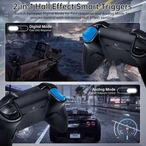 GuliKit ES MAX Wireless Controller, Integrated TMR Joystick, Smart Triggers in Kuwait