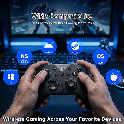 GuliKit ES MAX Wireless Controller, Integrated TMR Joystick, Smart Triggers in Kuwait