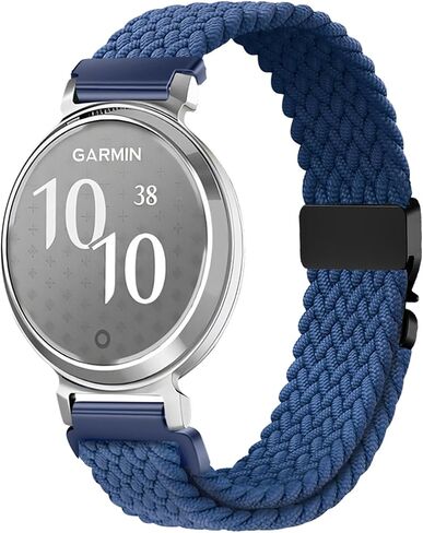 شريط مجدول من النايلون متوافق مع Garmin Lily 2، حزام مرن بديل 14 مم لـ Damen in Kuwait