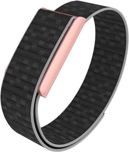 VeveXiao Nylon Loop Strap Compatible With Amazfit Helio Strap, Breathable Sports Strap Sweat Absorption Band with Metal Frame Connector for Men Women-No Tracker in Kuwait