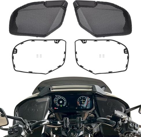 Front Speaker Mesh Grille for Harley Road Glide 2023-2025 in Saudi Arabia
