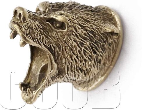 CooB Knife Pommel Finger Guard Bolster - Knives Making Handle GRIZZLY BEAR in Saudi Arabia