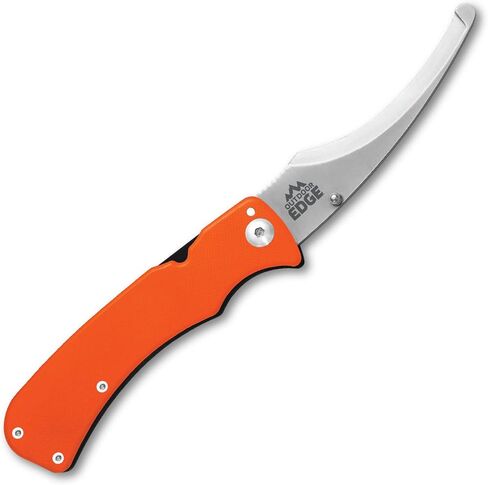OUTDOOR EDGE RazorPro S with ZipPro | RazorSafe Replaceable Blade 3.5" Folding Knife with Saw and Camo Nylon Sheath includes 6 Replacement Blades | Folding Gutting/Rescue Knife with 3.5" Blade in Saudi Arabia
