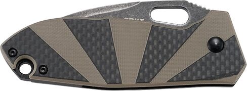 CRKT Heron Everyday Carry Folding Knife with Frame Lock, Tan, 2440 in Saudi Arabia