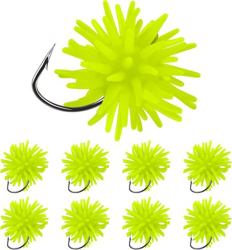 Pre-Rigged Sea Urchin Lures,Creature Dice Baits in Saudi Arabia